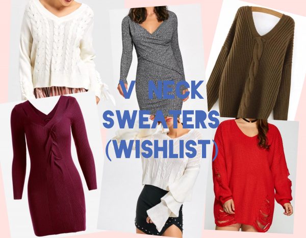 v neck sweaters